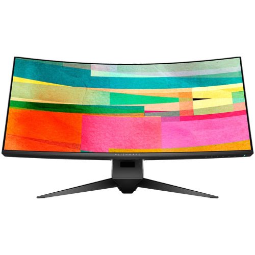 Monitor Alienware AW3423DWF 34" Curved, 3440x1440, WQHD, 165Hz, Anti-reflective, 21:9, 1000000:1, 1000 cd/m2, AMD FreeSync, 0.1ms, 178/178, 2xDP, HDMI, 5xUSB 3.2, Audio line-out, Tilt, Swivel, Height Adjust, 3Y