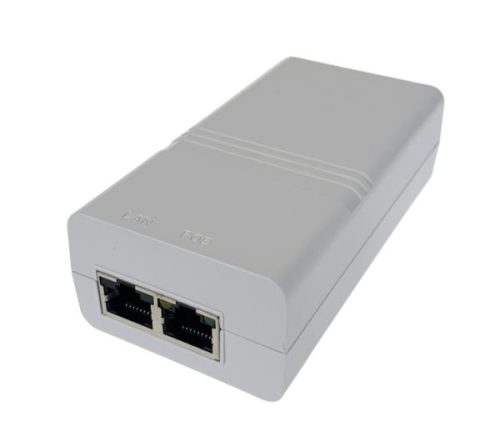 MaxLink PoE injector - 802.3af at, 55V, 0,55A, 30W, 1Gbit