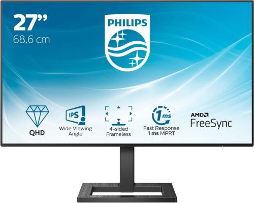 Philips 27" 275E2FAE, QHD, 2xHDMI, DP, HAS, zvuč.