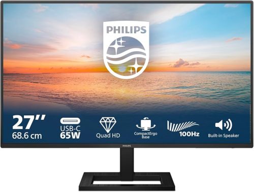 Philips 27" 27E1N1600AE, QHD, HDMI, HAS, USB-C